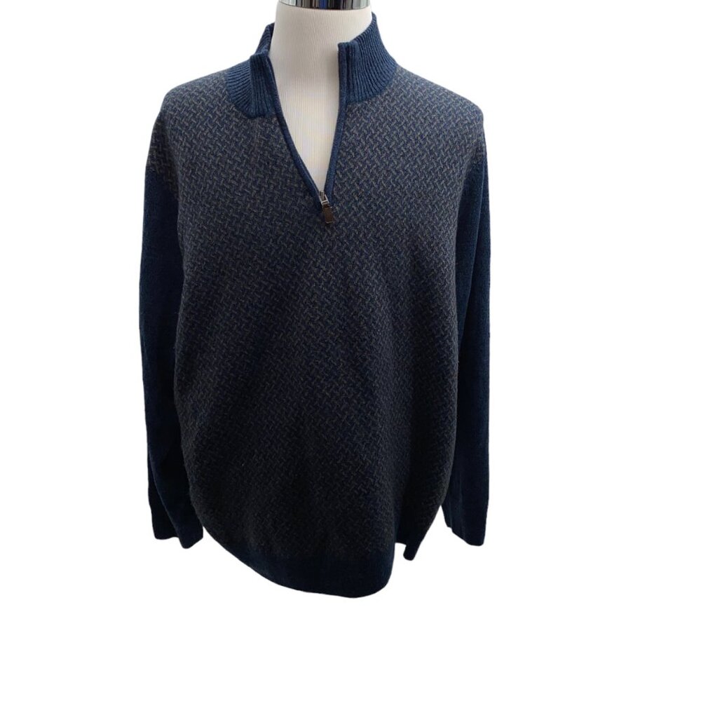 Dockers 1/4 Zip pullover Sweater No Size L/XL See Measurements - Picture 5 of 5